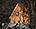 house at night